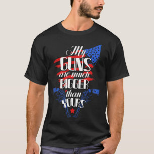 Pistool Eigenaar Pistool Lover Pistols USA Flag Pi T-shirt
