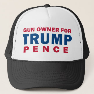Pistool eigenaar van Trump Pence Trucker Pet