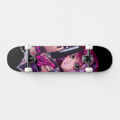 Pistool en Rozen Skateboard (Horizontaal)