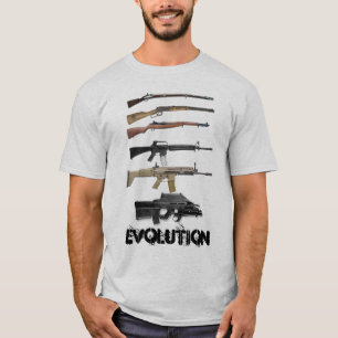 Pistool evolutie t-shirt