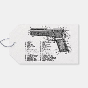 Pistool Figuur V2 Cadeaulabel
