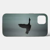 Pistool geborsteld metaal - Mallard Duck in Flight Case-Mate iPhone Case (Achterkant (horizontaal))