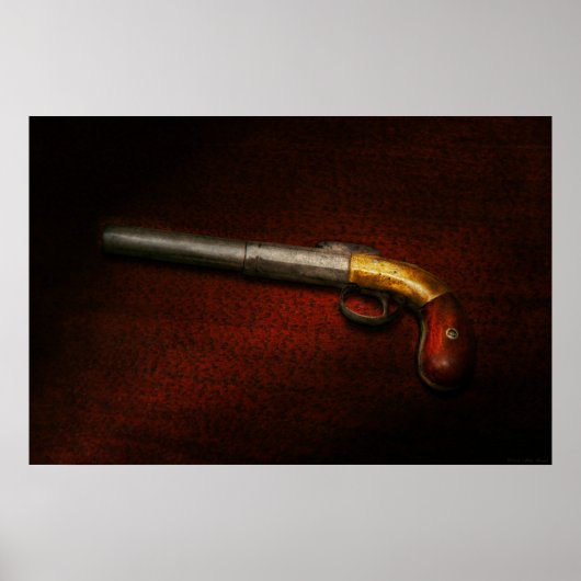 Pistool - Het gietijzer Poster (Voorkant)