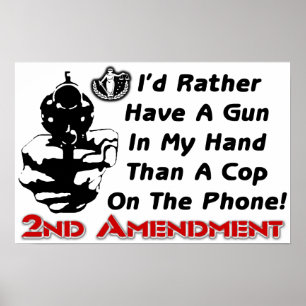 Pistool in mijn hand! poster