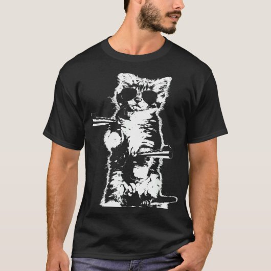 Pistool Kitty  Kat T-shirt (Voorkant)