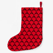 Pistool met kleine kerstcadeaus kerstsok (Achterkant)