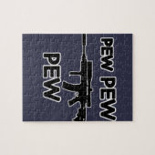 Pistool met peug legpuzzel (Horizontaal)