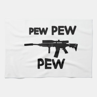 Pistool met peug theedoek
