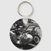 Pistool met zijspan sleutelhanger (Voorkant)