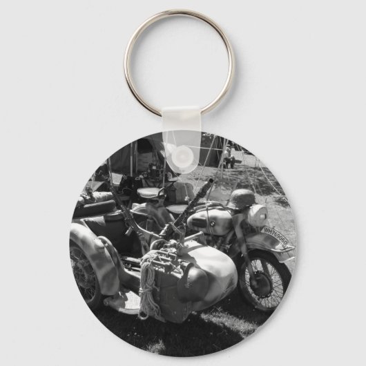 Pistool met zijspan sleutelhanger (Voorkant)