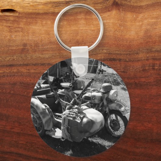 Pistool met zijspan sleutelhanger (Voorkant)