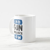 Pistool nu beëindigen koffiemok (Voorkant links)