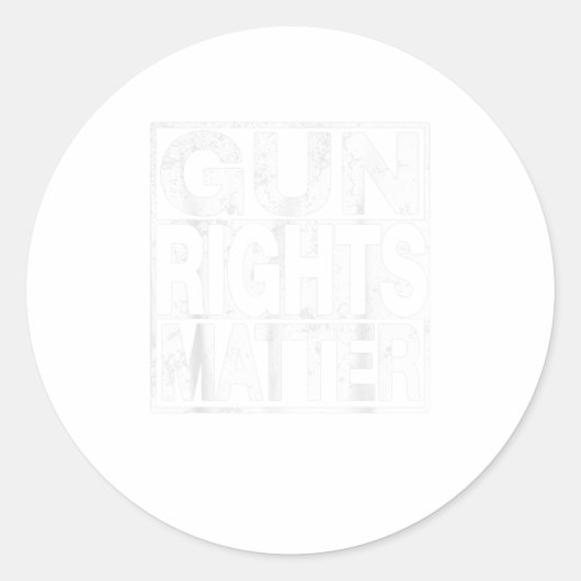 Pistool rechten onderwerp Pro Pistool 2e wijziging Ronde Sticker (Voorkant)