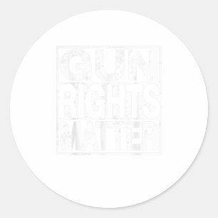 Pistool rechten onderwerp Pro Pistool 2e wijziging Ronde Sticker