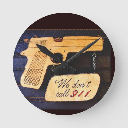 Pistool Ronde Klok (Voorkant)