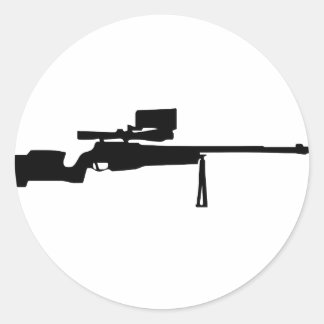 Pistool Ronde Sticker