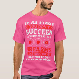 Pistool Schieten Veiligheidswapen Training T-shirt