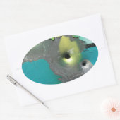 Pistool Shots Ovale Sticker (Envelop)