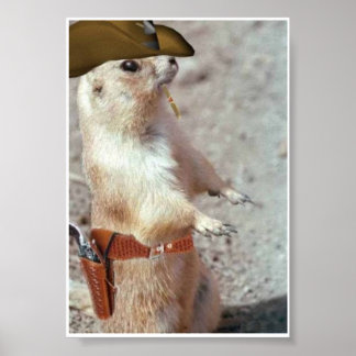 Pistool Slinger Squirrel Poster