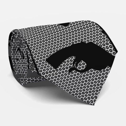 Pistool Stropdas (Opgerold)