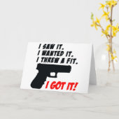 Pistool Tantrum Kaart (Gele Bloem)