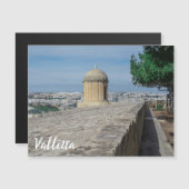 Pistool turret op de oude muren in Valletta, Malta (Voorkant / Achterkant)