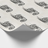 Pistool van 1800s - Sjabloon van Pistolen van gla Cadeaupapier (Hoek)