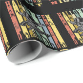 Pistool van de schedel, Halloween Night Cadeaupapier (Rol Hoek)