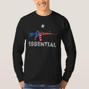 Pistool van essentiële wapens - Ar-15-tapisblaasvu T-shirt