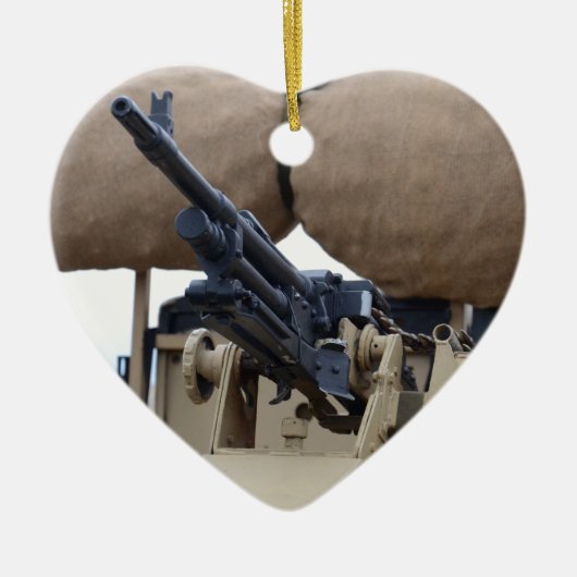  Pistool van machines en kunstwerk Keramisch Ornament (Voorkant)