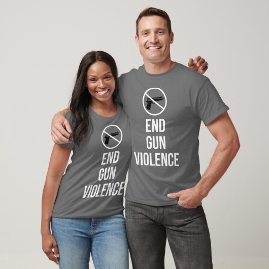 Pistool Violence Pistool Control Draag Sinaasappe T-shirt (Unisex)