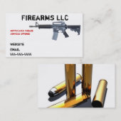 Pistool Visitekaartje (Voorkant / Achterkant)