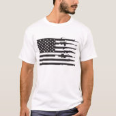 Pistool vlag t-shirt (Voorkant)