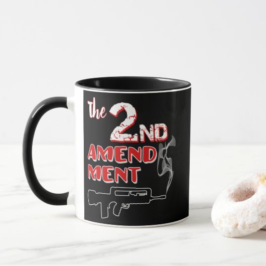 Pistool voor roken - Tweede wijziging mok (Met donut)