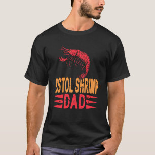 Pistoolgarnaal Papa Schaaldier Humor voor Zee Nerd T-shirt
