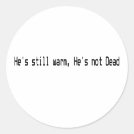 Pit Babe Ronde Sticker