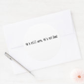 Pit Babe Ronde Sticker (Envelop)