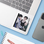 Pit Babe Sticker (Laptop met iPhone)