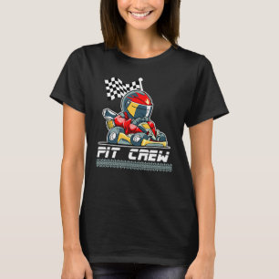 Pit-bemanning voor rackpartijen met snelle snelhei t-shirt