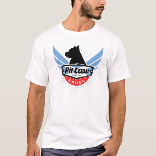 Pit Bull Angel - Short hoeve T-Shirt (Voorkant)