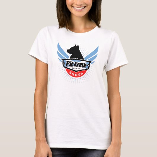 Pit Bull Angels - T-shirt à manches longues (dames (Devant)