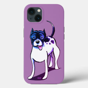 Pit Bull APBT Paars iPhone 13 Hoesje