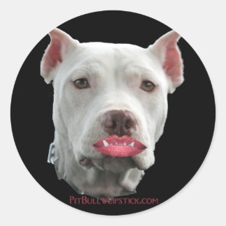 Pit Bull avec Sticker en bâton