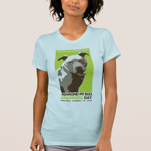 pit bull awareness day shirt (Voorkant)