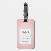 Pit Bull-bagage labels (Achterkant verticaal)
