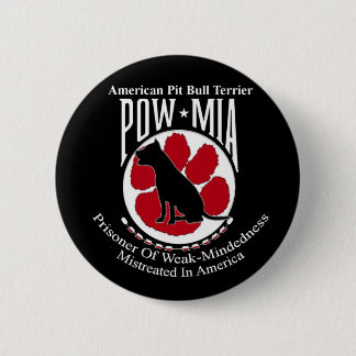 Pit Bull Button POW MIA-stijl