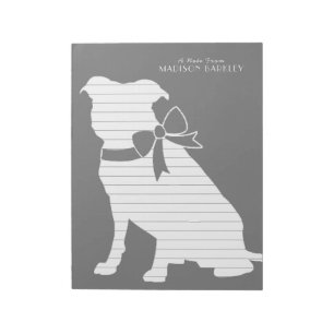 Pit Bull Chien Chien Puppy Pitbulle Bloc-notes