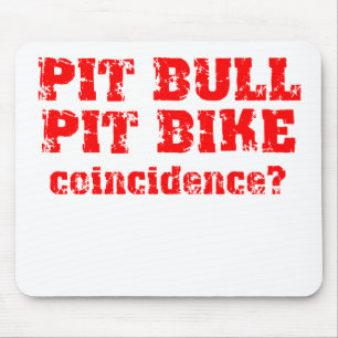 Pit Bull Dirt Bike Motocross Pit Bike Mousepad Muismat