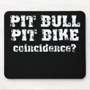 Pit Bull Dirt Bike Motocross Pit Bike Mousepad Muismat