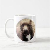 Pit Bull Dog Aangepaste foto Pet Koffiemok (Links)